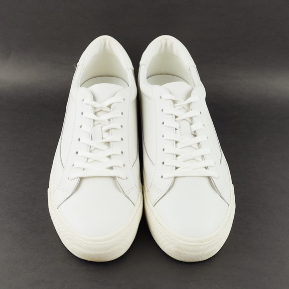 MADEWELL Size 10 Sidewalk Low-Top Sneakers in Pale Parchment $88 ND989 - Picture 4 of 8